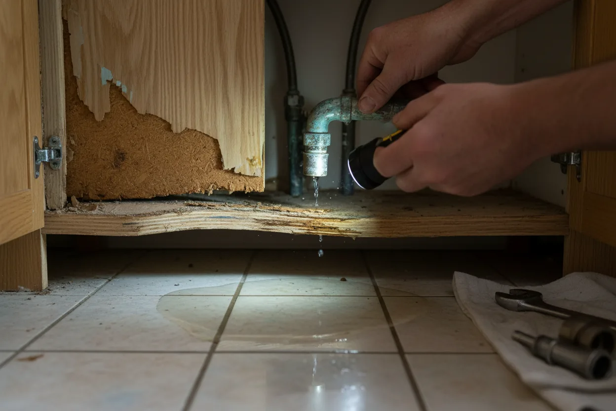 Burst pipe water damage in Gainesville and Alachua County, Florida