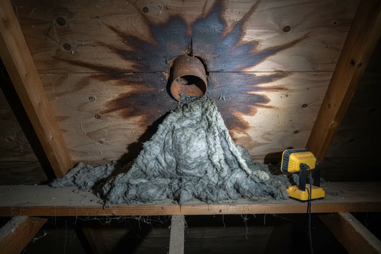 Roof leak water damage in Gainesville and Alachua County, Florida